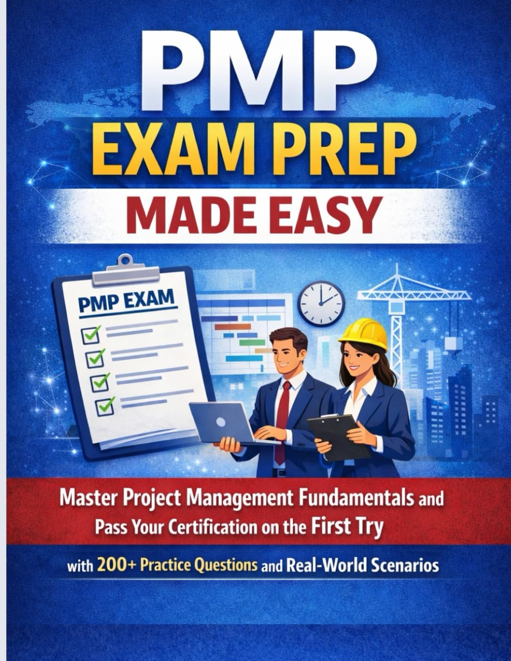 PMP EXAM PREP MADE EASY: Master Project Management Fundamentals and Pass Your Certification on the First Try with 200+ Practice Questions and Real-World Scenarios