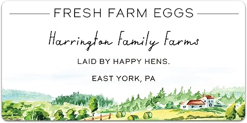 Miniatura 5 de Etiquetas personalizadas para cartón de huevos, calcomanías personalizadas para huevos frescos de granja, fabricadas en Estados Unidos
