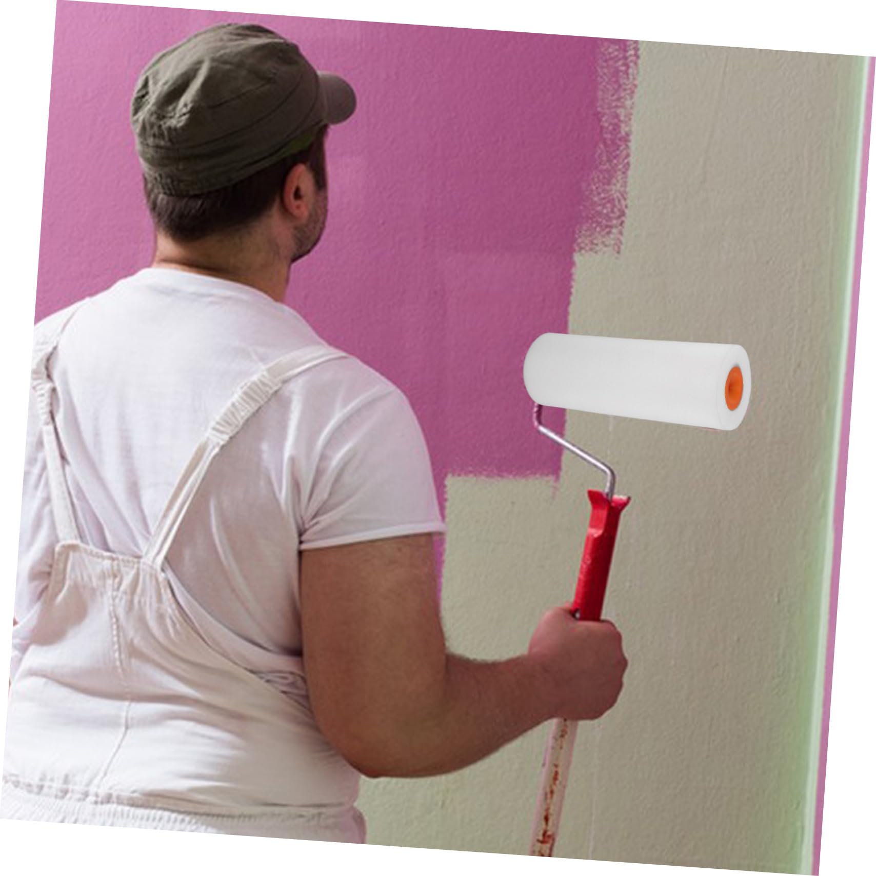 HOMSFOU 3pezzi Per Pittura Ricaricabile Da Strumento Pratico Per Imbiancare Pareti Con Manutenzione Facile e Compatibilità Versatile Per Vernici Base Oli