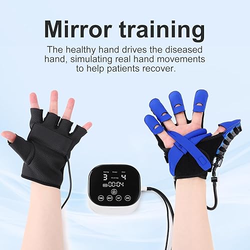 Miniatura 4 de Guantes de robot de rehabilitación para hempiplejia cerebral, guante robótico de mano para recuperación de disfunción de la mano, ejercitador de