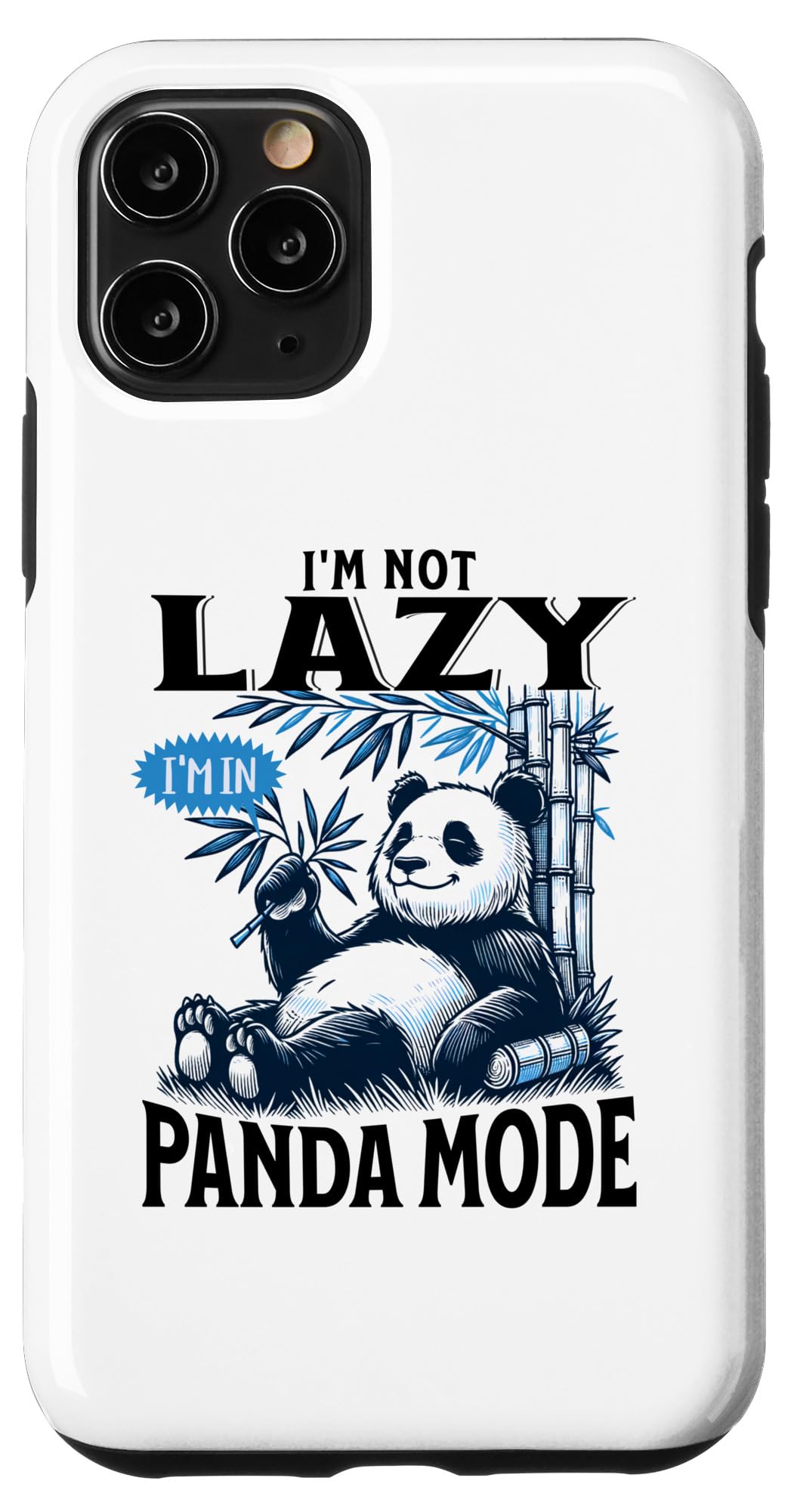 Amazon.co.jp: iPhone 11 Pro 私は怠け者じゃない、パンダモード