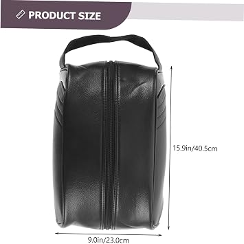 Hemoton Waterproof Shoe Bag Golf Shoes Storage Bag with Zipper Reusable Outdoor Shoes Carrier for Travel Cycling Football Tennis Basketball 12.59 X 9.05 X 5.11 in