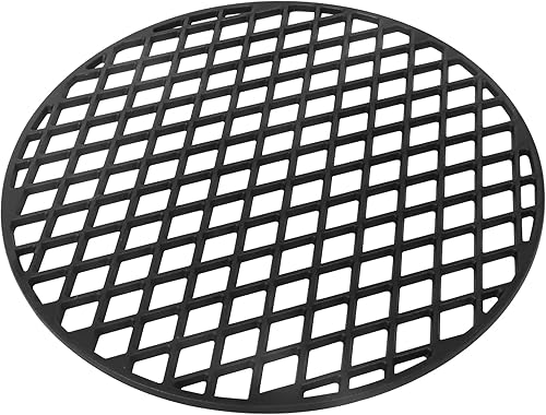 Rejilla de cocción de hierro fundido, rejilla para parrilla Weber de carbón original de 18 pulgadas, rejillas de repuesto para Jumbo Joe Charcoal
