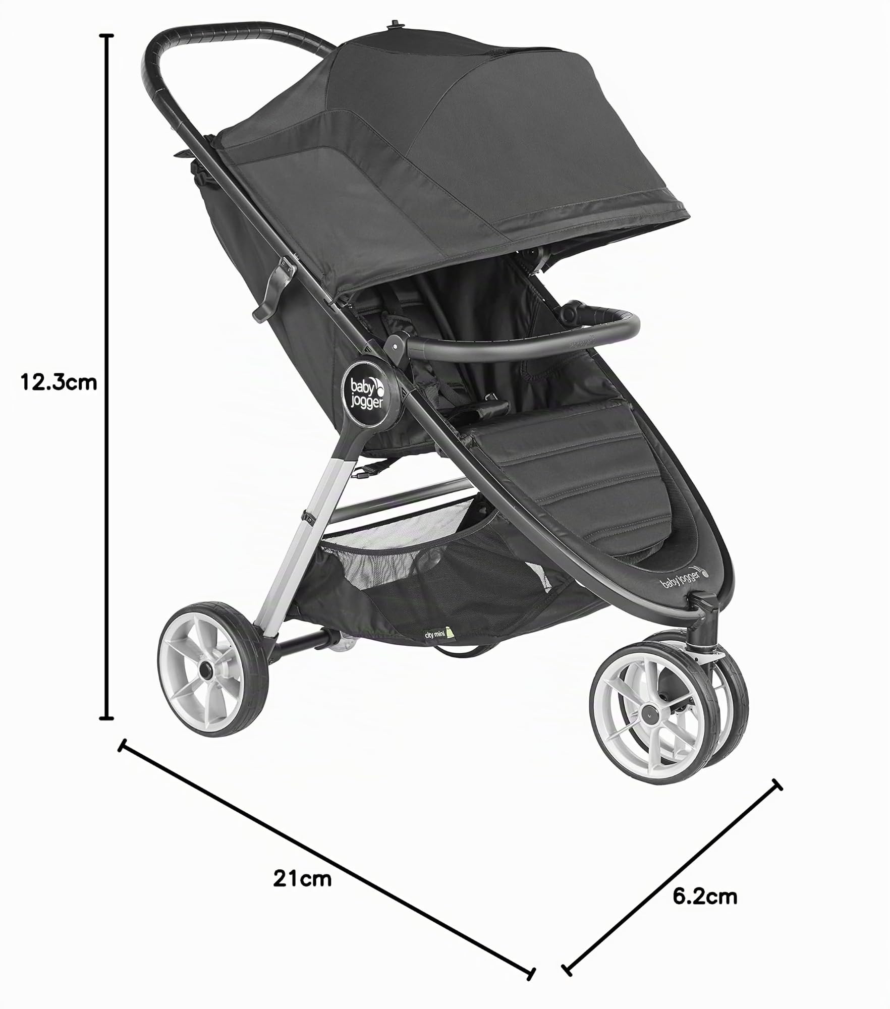 Baby Jogger Barra para ombligo de cochecito | Para cochecitos individuales City Elite 2, City Mini 2 y City Mini GT2