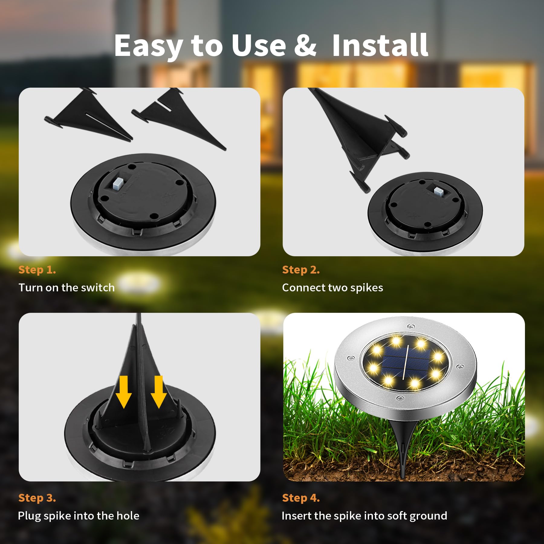 Boomverlichting Buiten – Tuinspots op Zonne Energie Set van 3