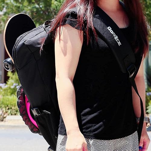 Miniatura 7 de Sling Single Strap Eléctrico Longboard Monopatín Mochila Portador con Soporte para Laptop