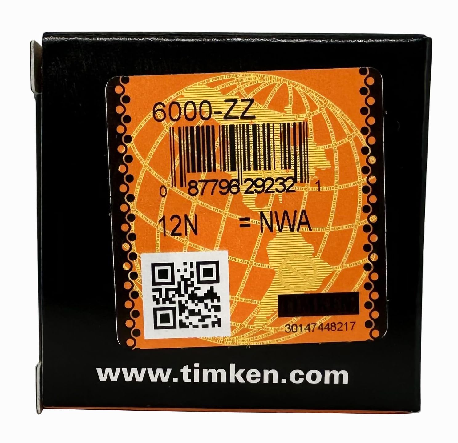 4PACK TIMKEN 6000-ZZ Double Metal Seal Bearings 10x26x8 mm, Pre-Lubricated and Stable Performance and Cost Effective, Deep Groove Ball Bearings.