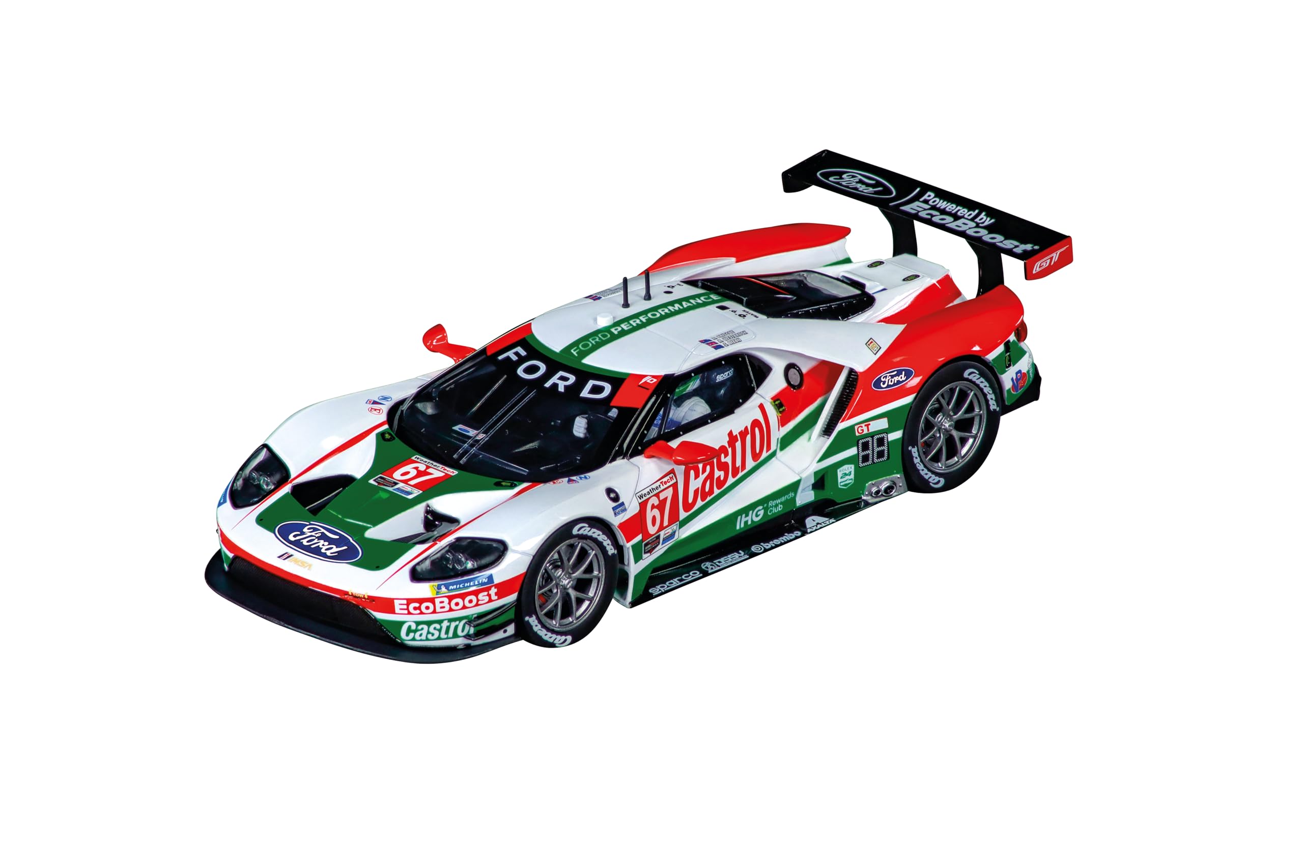 Carrera Digital 124 20024000 Ford GT Race Car No.67 1:24 Scale Slot Car With Working Front - Image 2