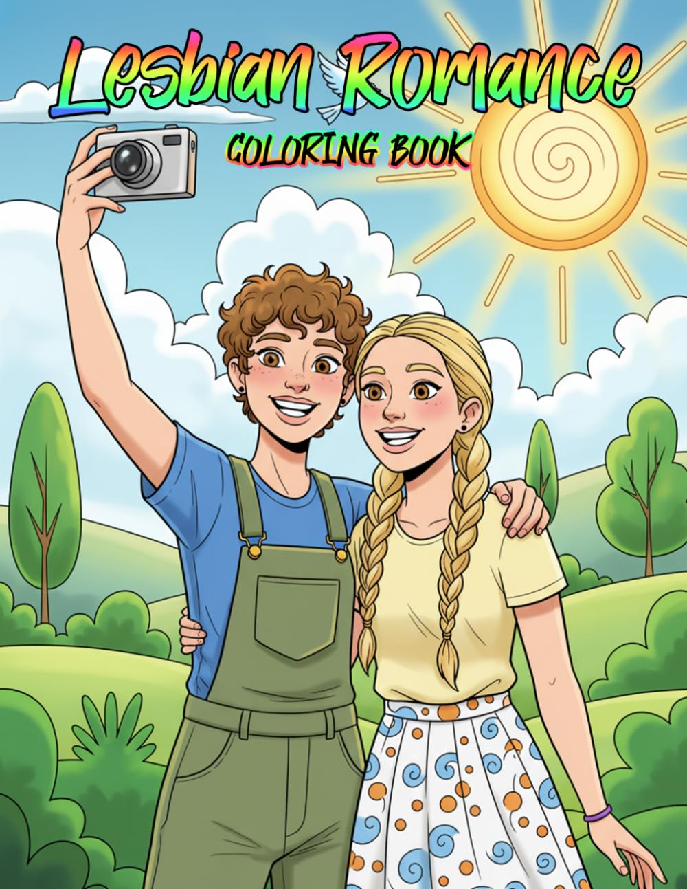 Lesbian Romance Coloring Book: A Heartfelt Celebration Of Sapphic Love And Intimate Connection Through Beautifully Detailed Artistic Scenes
