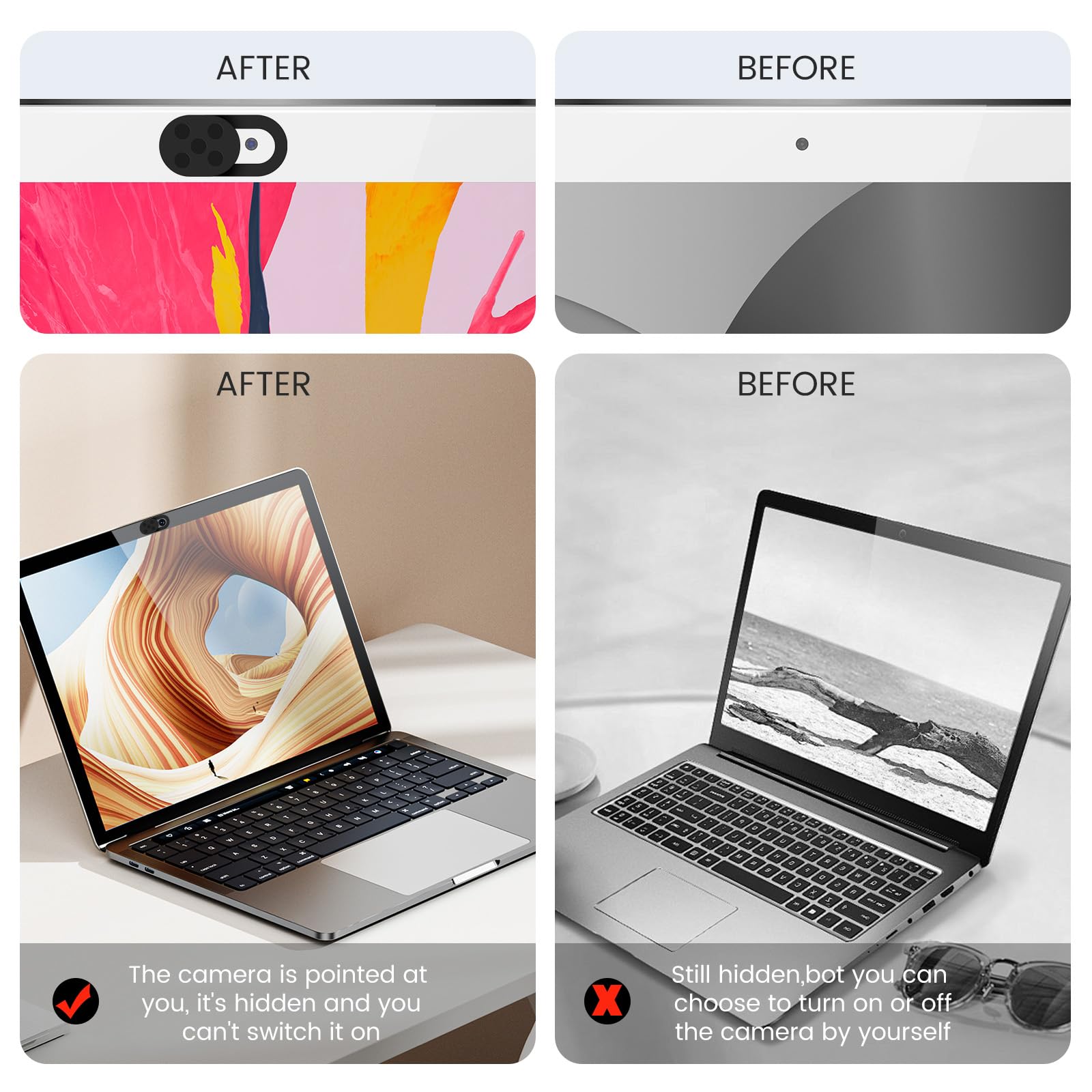 Web Cam Para Ordenador Pack 10 Protectores De Cámara Web Diseño