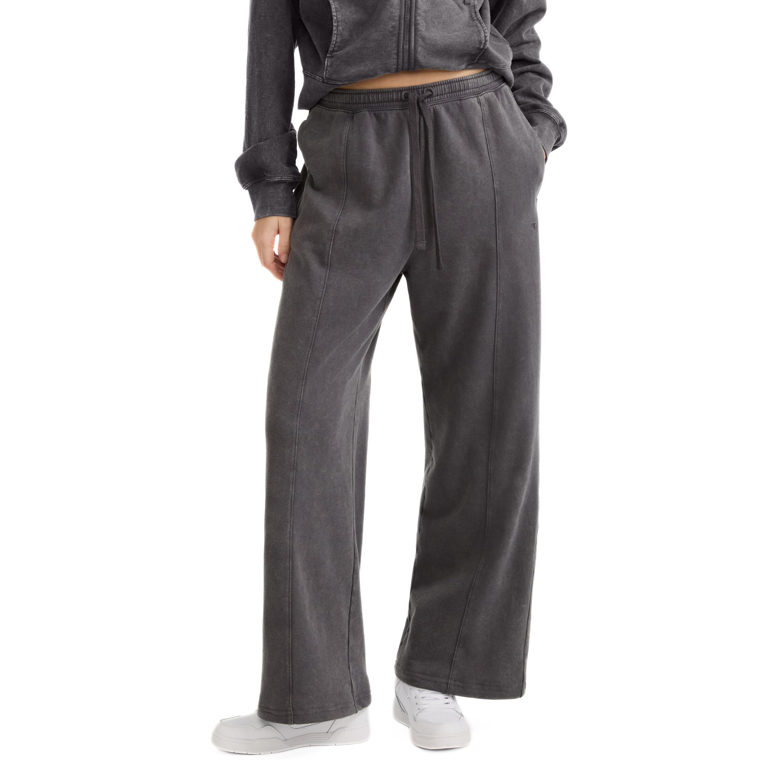 Champion Womens Vintage Wash Wide-Leg Pants 31 C Logo