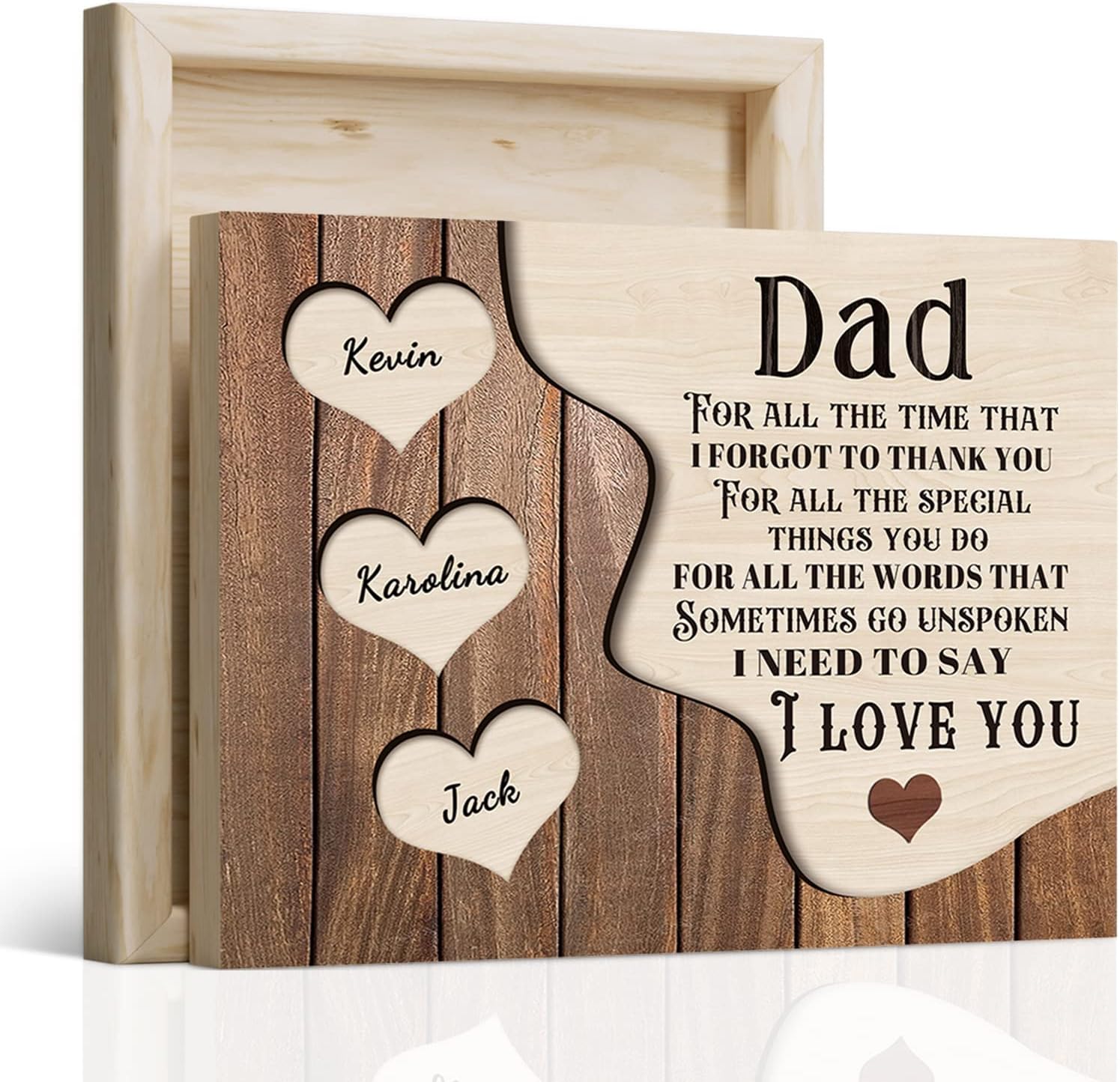 Amazon.com: Dazella Custom Father's Day Gifts Personalized for Dad from ...