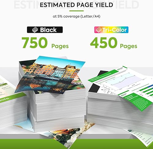 Miniatura 3 de Cartucho de tinta remanufacturado de color negro 65XL para HP Ink 65 65XL para impresora DeskJet 3755 3752 3720 3722 3723 3758 2652 2655 2622 2624