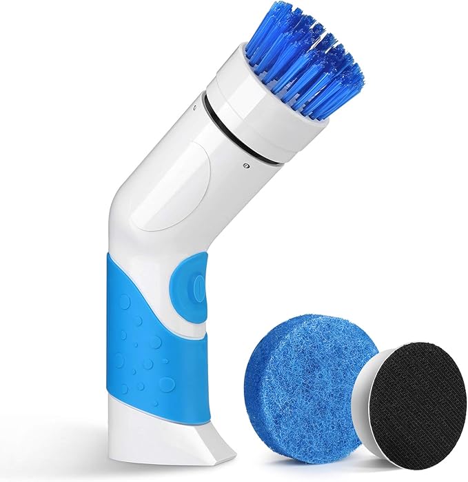 Amazon.co.jp Blumway Electric Cleaning Brush, Bath Polisher, Bathroom Cleaning Brush, Bath Deck