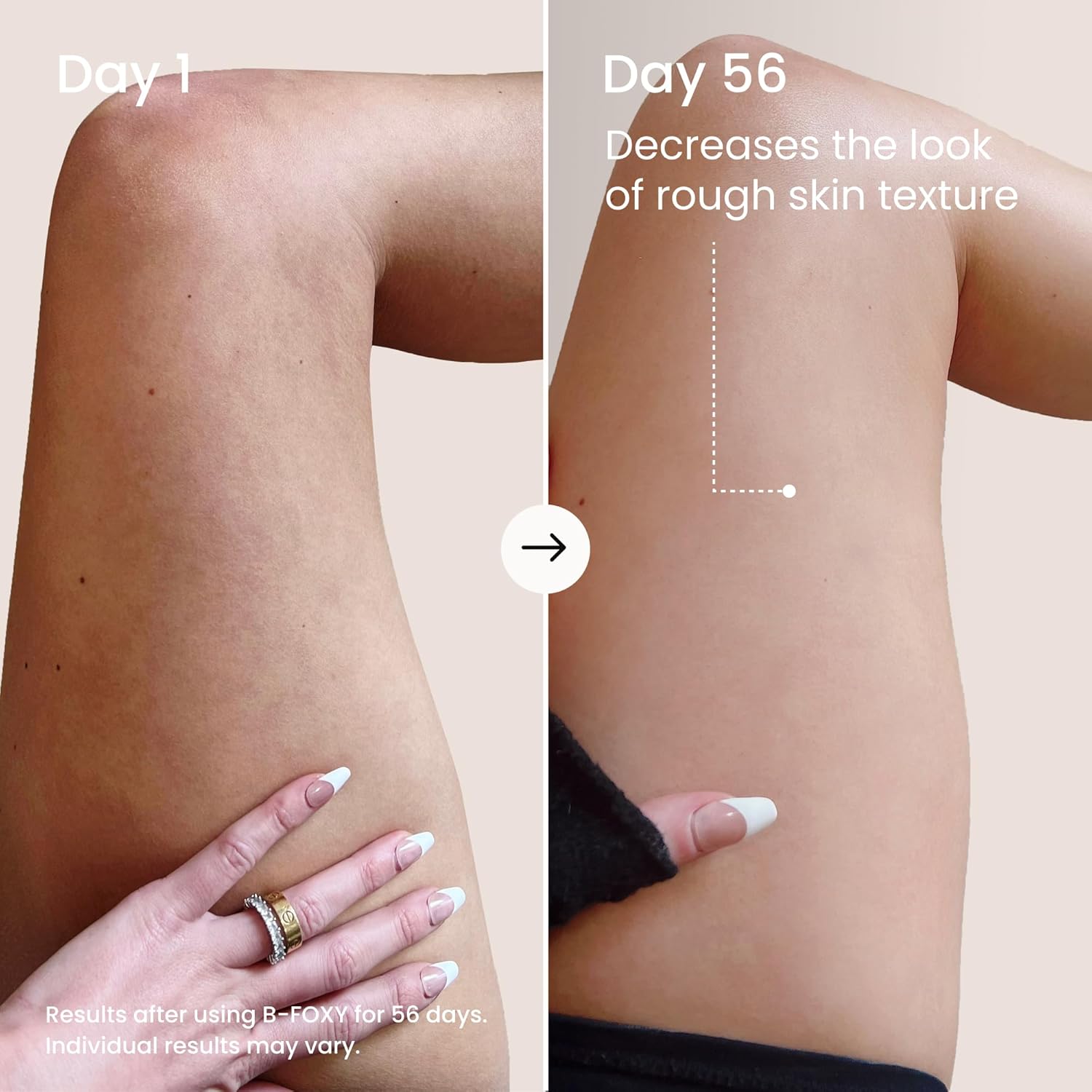 MAËLYS B-FOXY Inner Thigh Firming Cream - Skin Tightening and Firming for Women - With Nourishing Coconut Oil, Microalgae & Tapioca Starch - Body Cream for Smooth, Even, and Toned Legs (3.38 Fl Oz) - Image 4