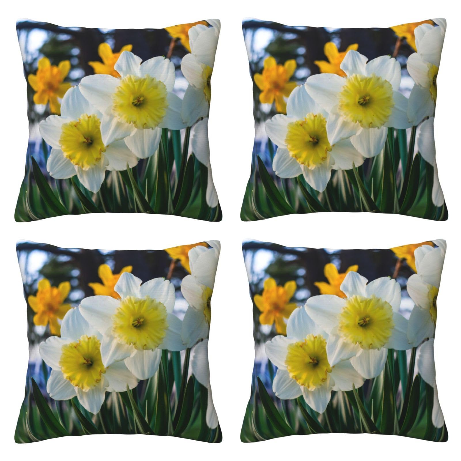 Housse de coussin 45x45 BAFAFA en tissu doux pour soulager le dos sur le canapé