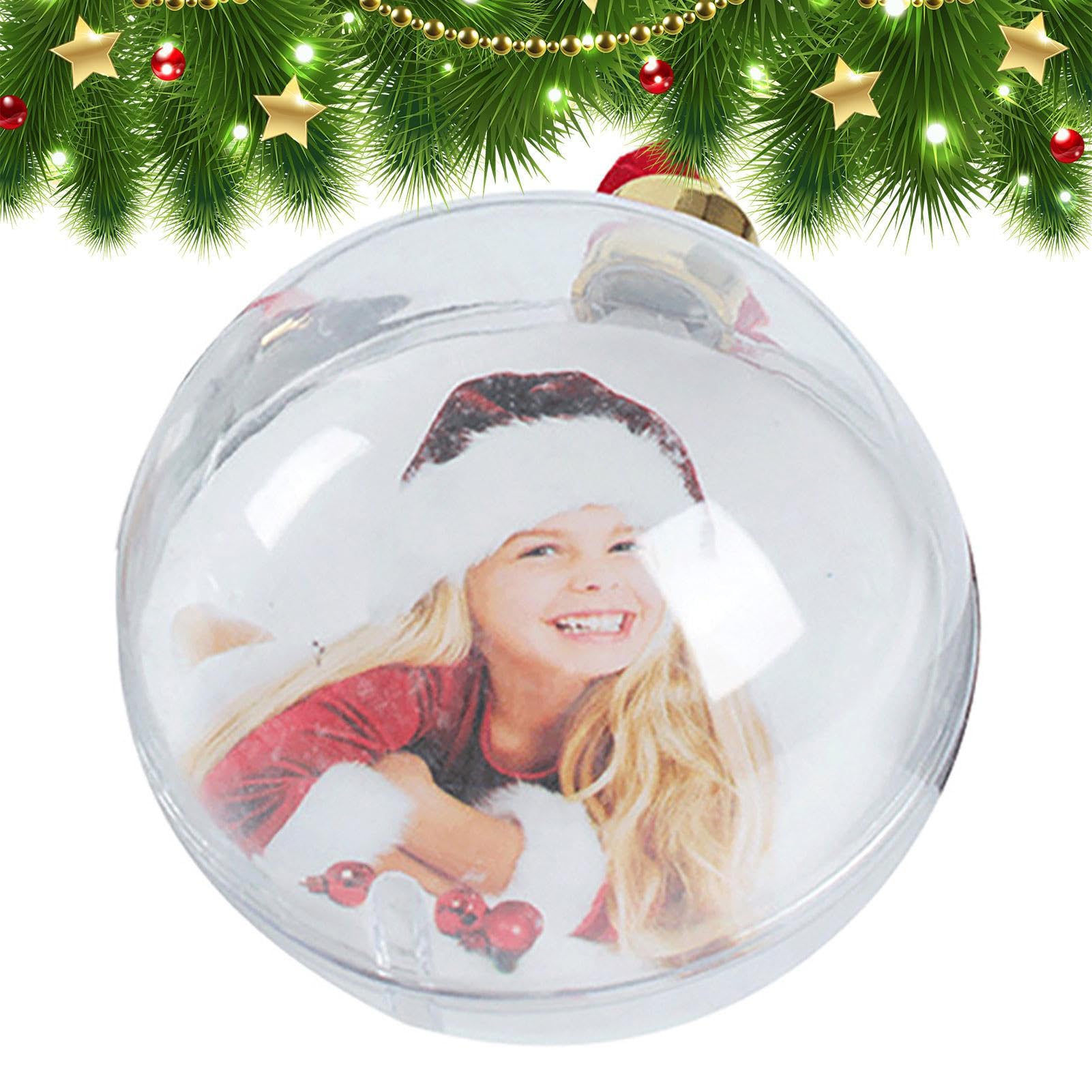 LIFE&FOOT Ornamenti per albero di Natale, 5 cm, cornice commemorativa