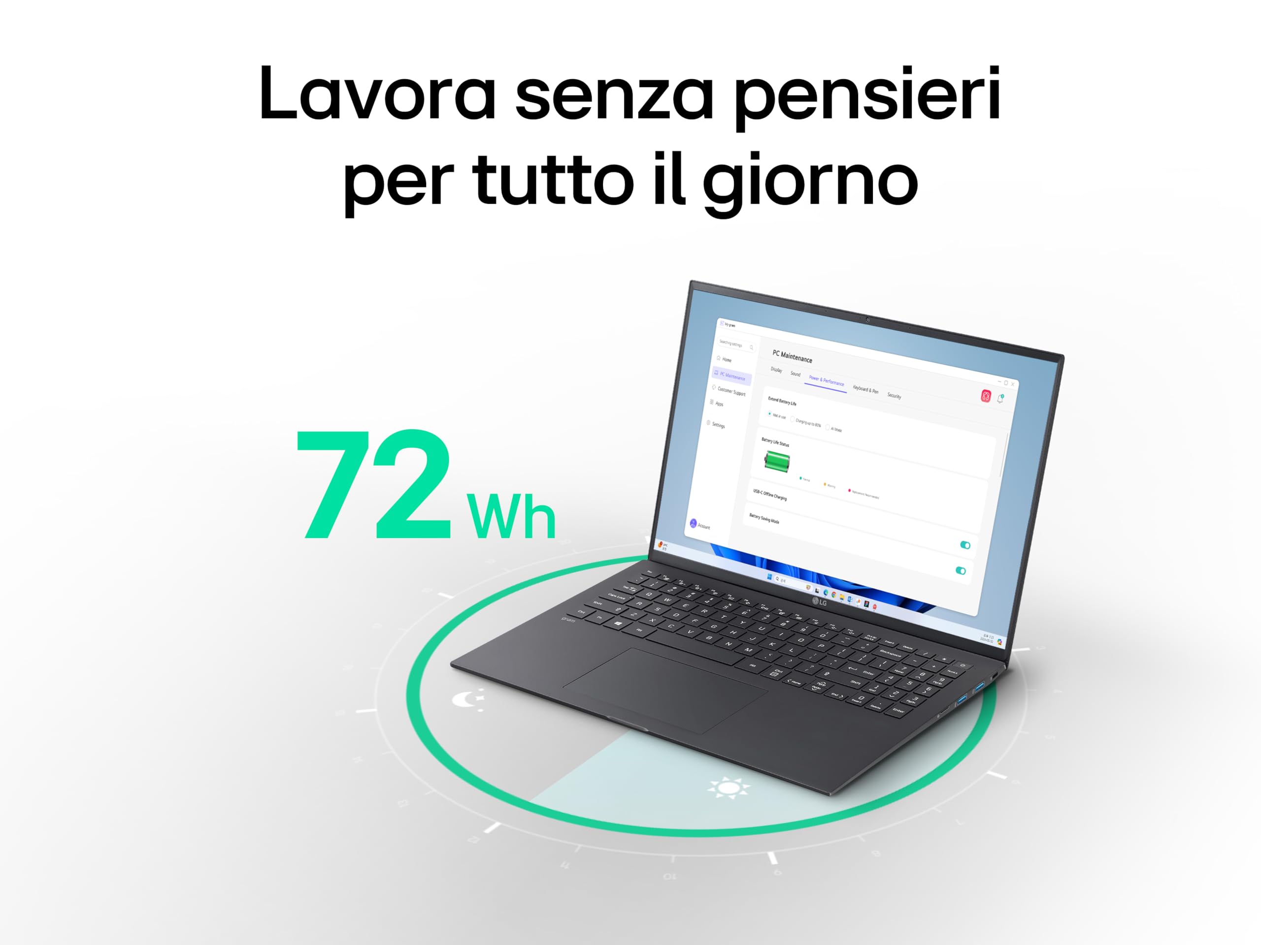 LG gram 14Z90RU, Notebook 14" 1920 x 1200, Intel Core i5-1334U, 16GB RAM, 1TB SSD, Ultraleggero solo 999g, Batteria 72Wh, Windows 11 Home, Tastiera italiana, Nero