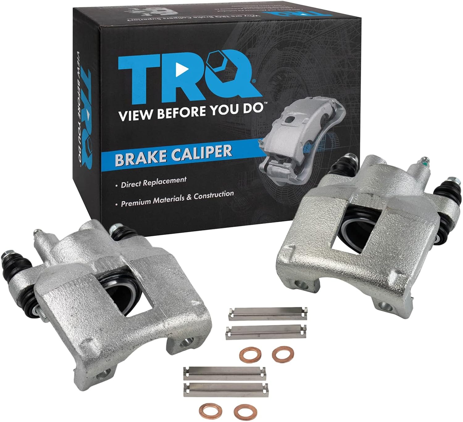 TRQ Rear Brake Caliper Set for Ford Explorer/Mountaineer/Explorer Sport Trac
