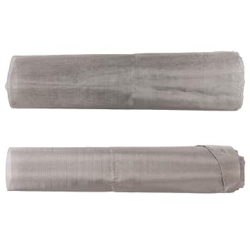 KTM Healthcare Wire Mesh, Window Screen Mesh High Strength Square Hole Temperature Resistant Plain Weave for Doors Window Repair (80 Mesh 0.1mm Dia 0.22mm Hole)