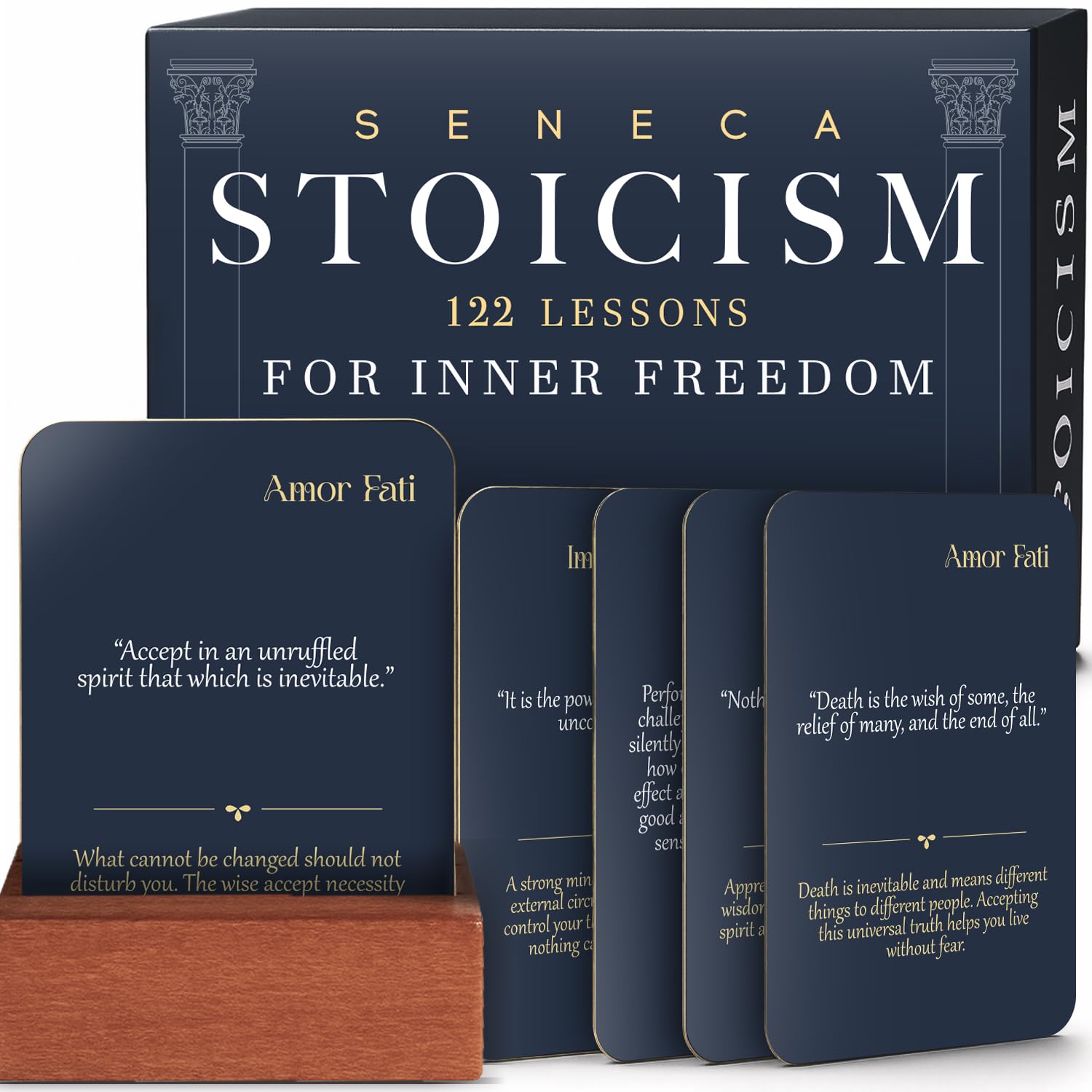 The Daily Stoic Quotes - Seneka Stoicism Cards for Motivation — image 1