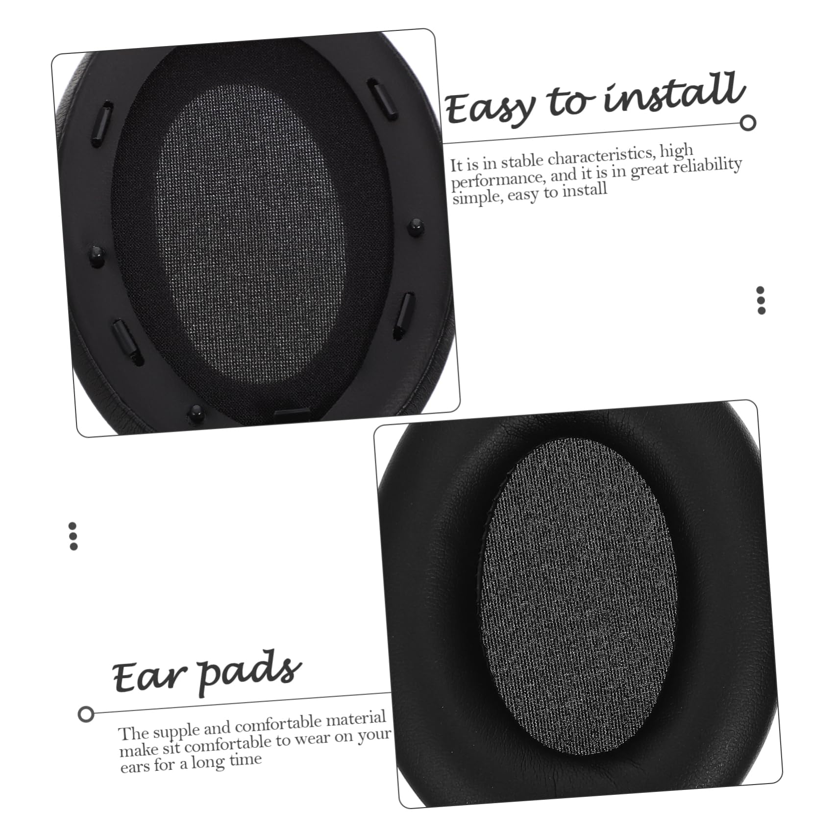 DOITOOL 5 Juegos Orejeras Auriculares Light Mat Cubierta Sanitaria del Auricular Cubiertas Antipolvo Cubierta de Almohadilla de reemplazo Almohadillas para los oídos reemplazar guardapolvo