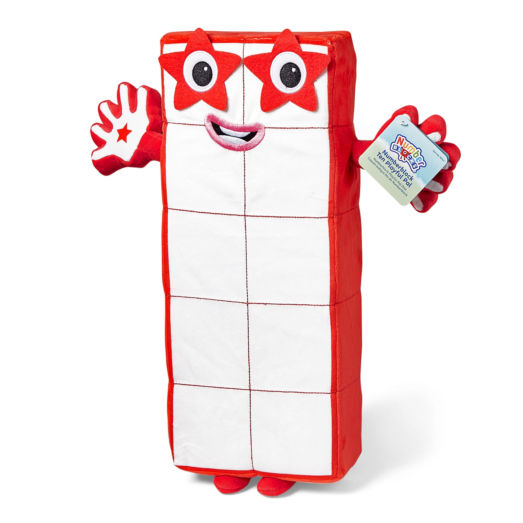 Learning Resources Numberblocks Pluszak Dziesiątka – Miękki Przyjaciel do Liczenia, 18+ Mies.