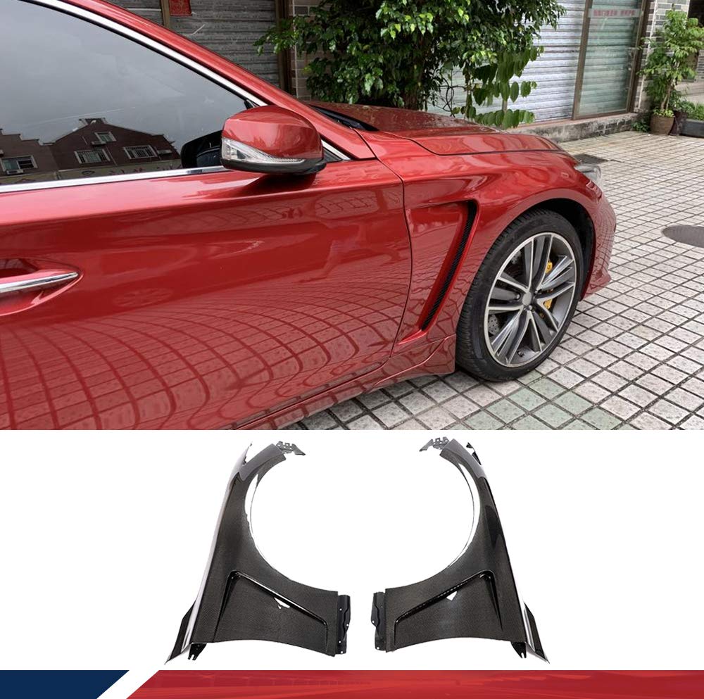 Amazon | Q50用 カーボン製 フェンダーカナード for Infiniti Q50 Q50S