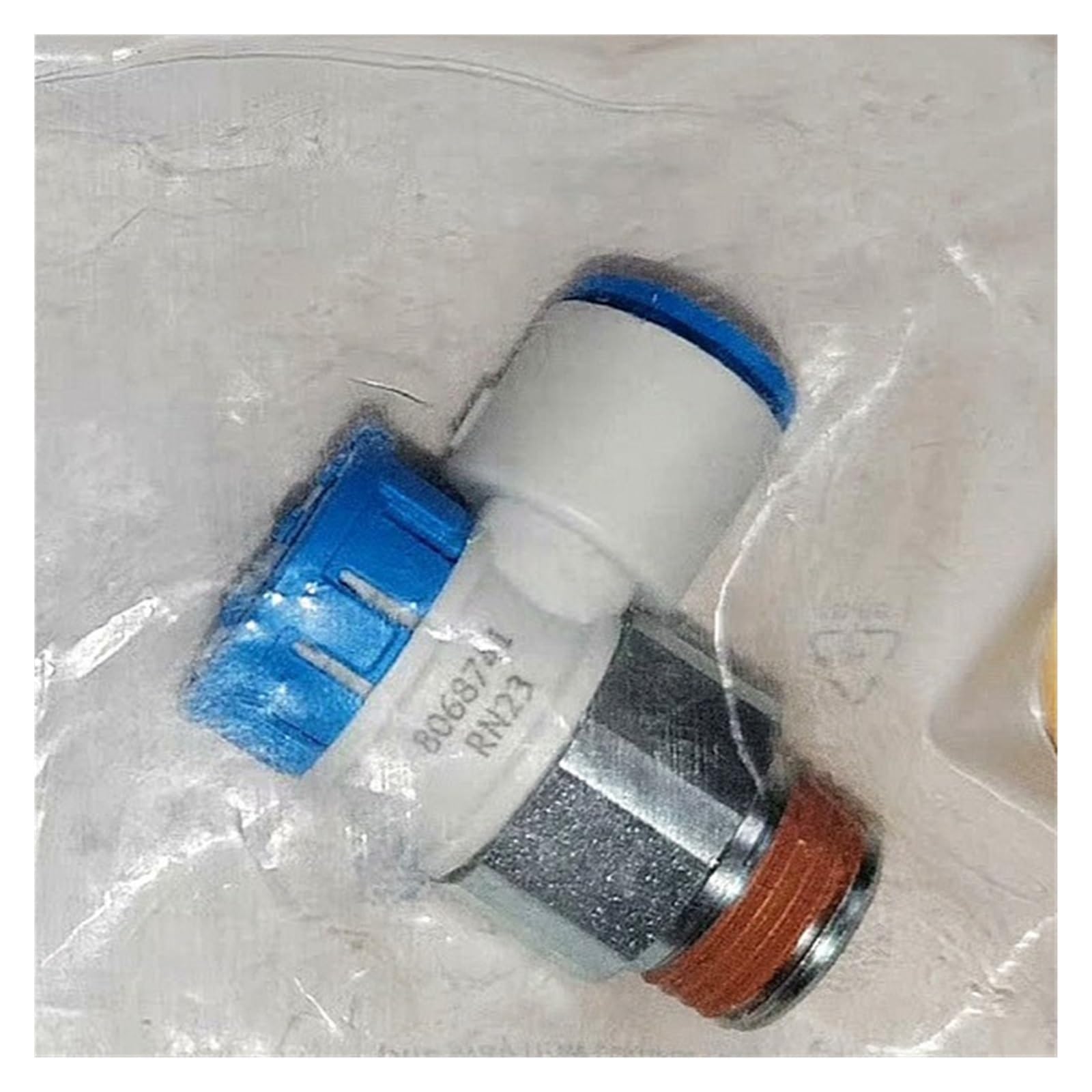 Clapet anti-retour VFOE-LE-T-R38-Q10 à étanchéité renforcée pour tube pneumatique 10mm