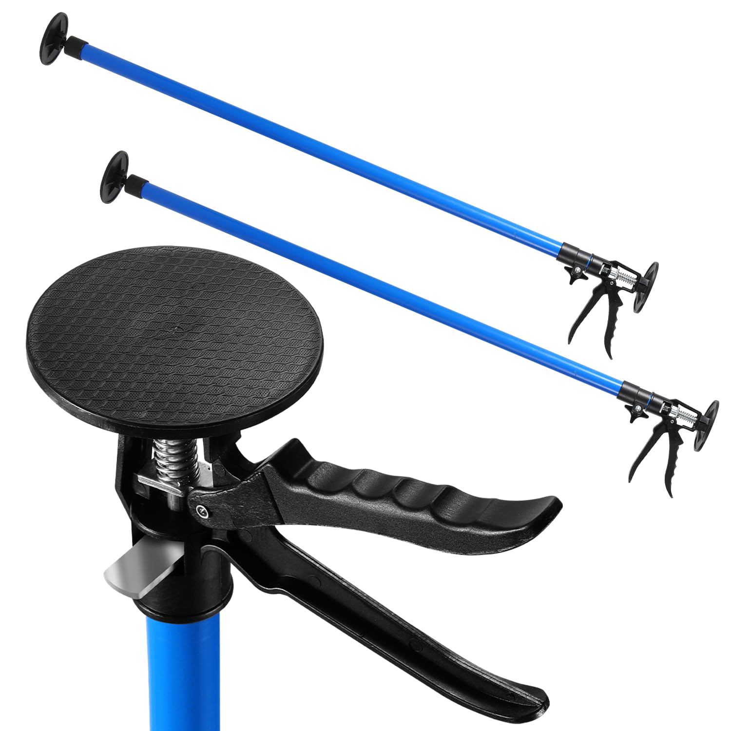 Fiqops 6 supporti da soffitto, supporto di montaggio fino a 50 kg, supporti telescopici fino a 45°, supporto di montaggio 115-290 cm, supporto per pareti, soffitti, supporti regolabili in altezza,