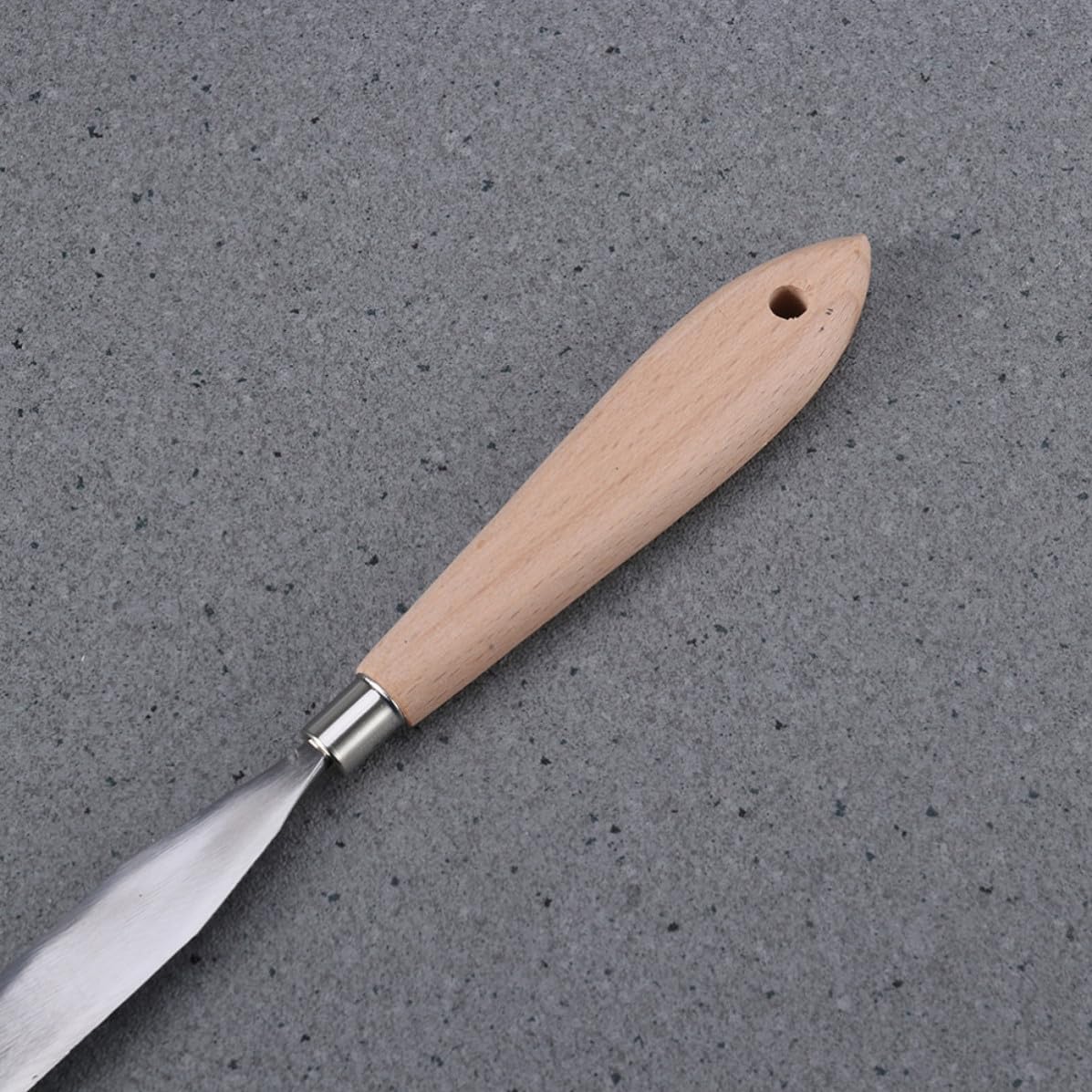 GALPADA Spatole per Pittura ad Olio e Lama in Acciaio Inossidabile Manico in 2 Pezzi Strumento per Miscelazione Pigmenti e Linee Lisce per Pittura Artistica