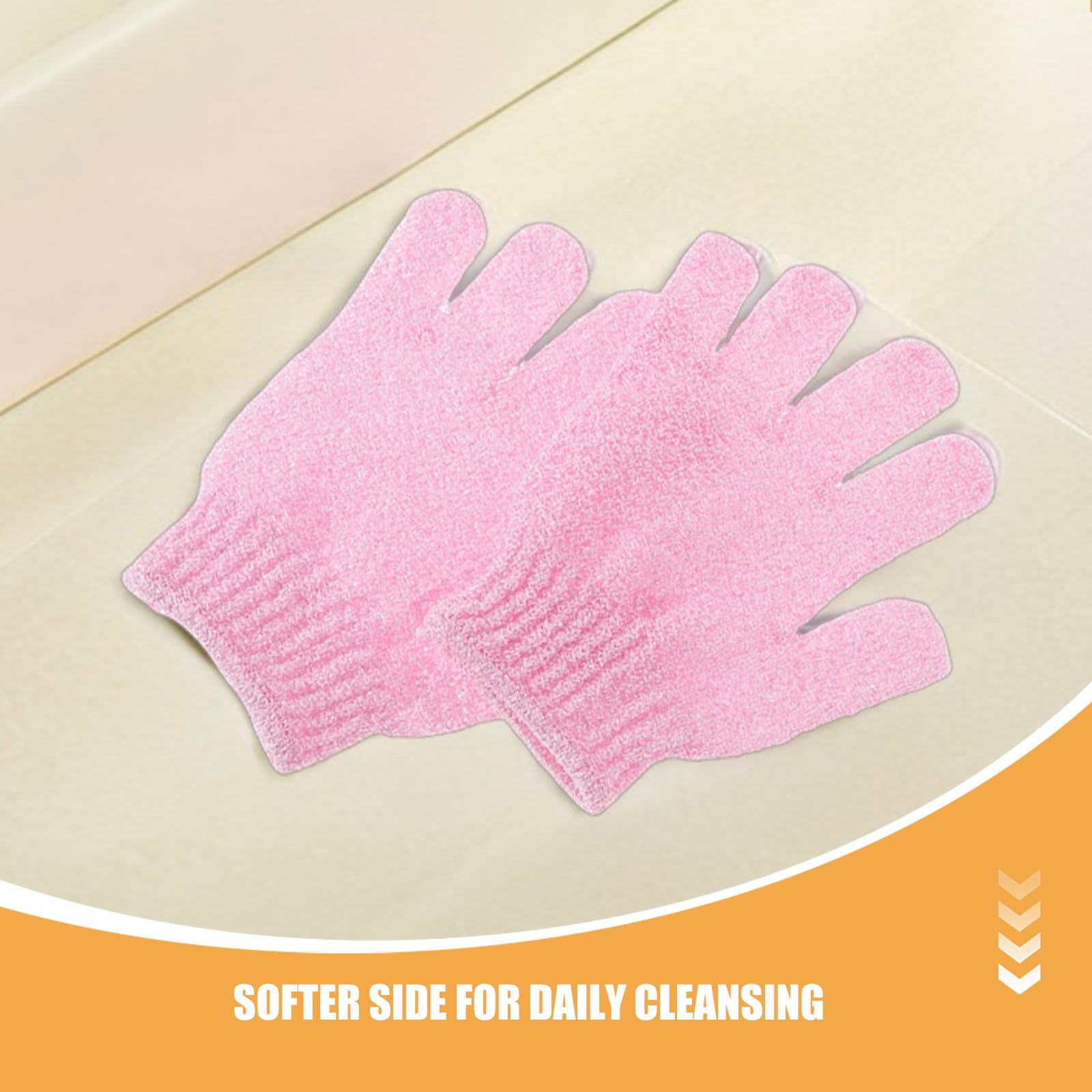 Angoily 16paia Guanti Esfolianti per Doccia da Guanti da Bagno per Scrub Corpo Guanto Esfoliante Bifacciale per Morta Accessori per Donna e Uomo