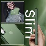 DUEDUE for iPhone XR Case Matte Translucent Frosted Slim Cover for iPhone XR Protective Shockproof Anti-Fingerprint Anti-Scratch Phone Cases for iPhone XR 6.1 inch, Green