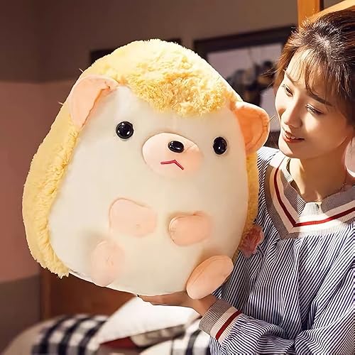 Miniatura 5 de Almohada corporal de peluche de erizo linda, almohada de peluche de erizo kawaii, muñecas de almohada de erizo gordito, juguetes de felpa súper