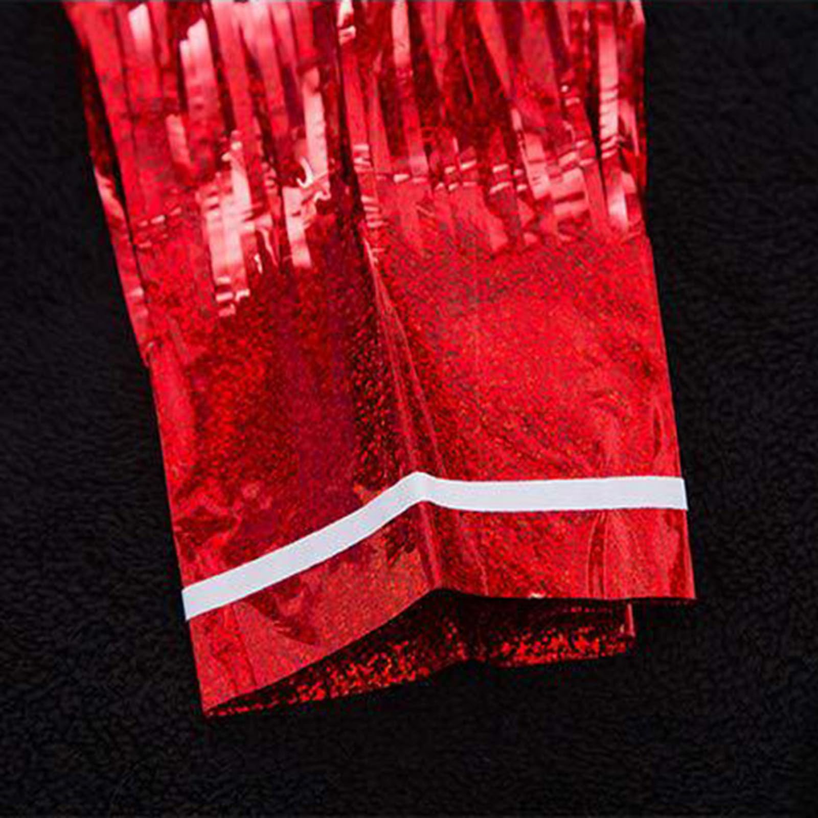 3 Tende Metallizzate Lucenti 100x200 Cm - Decorazione Per Feste, Compleanni, Matrimoni - Foto 11