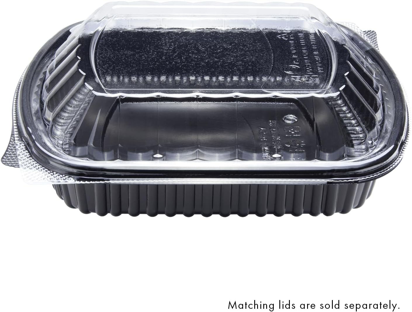 Karat 36oz PP Plastic Microwaveable Black Take Out Box (Case of 300)