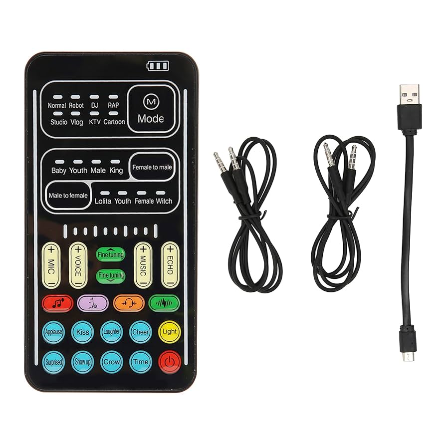 携帯 ボイスチェンジャー Qiilu外付けサウンドカードポータブルミニボイス Amazon | 携帯 ボイスチェンジャー Qiilu外付けサウンドカード