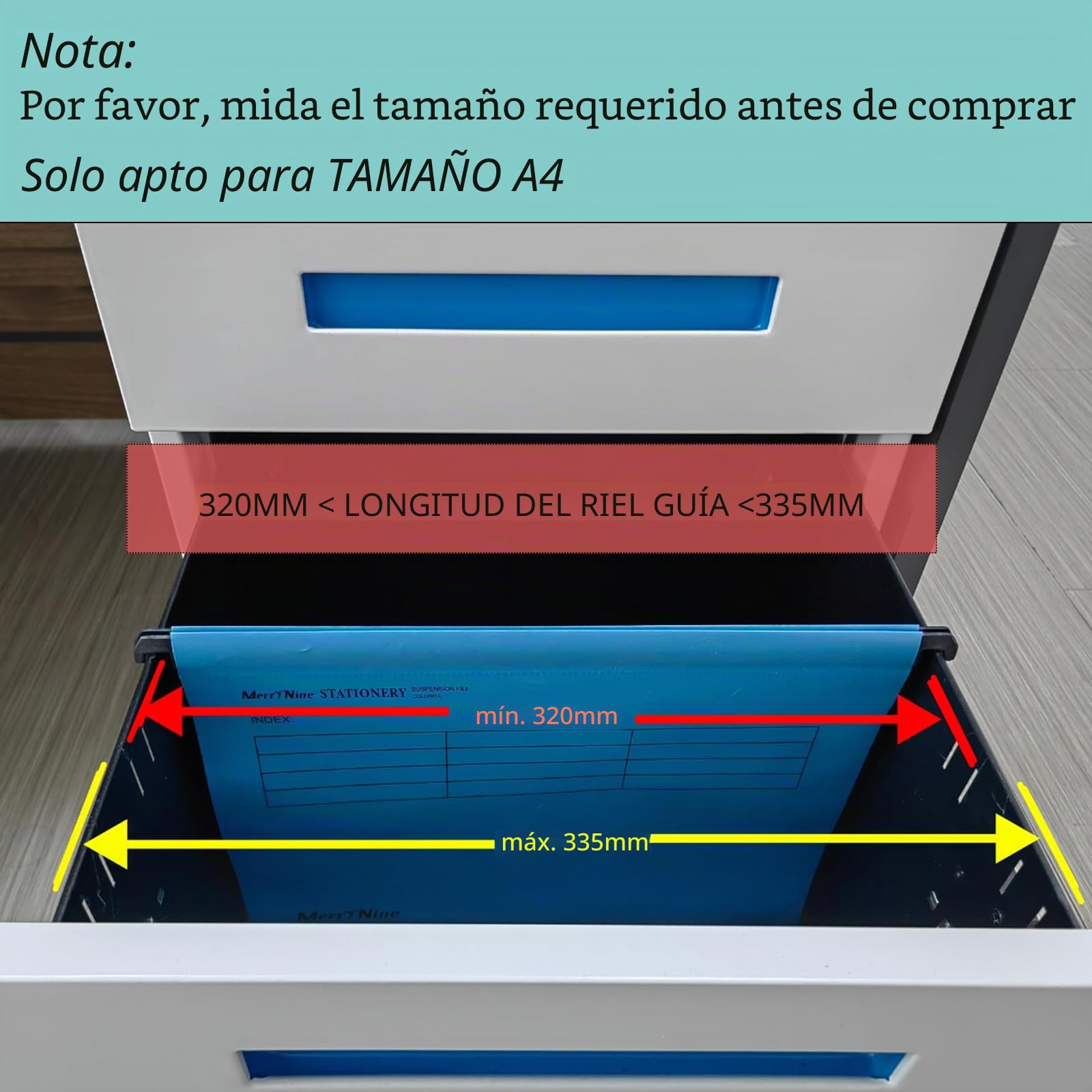 MerryNine Lote de 15 carpetas colgantes de polipropileno con pestañas e inserciones de tarjetas para la escuela, el hogar, el trabajo y la oficina