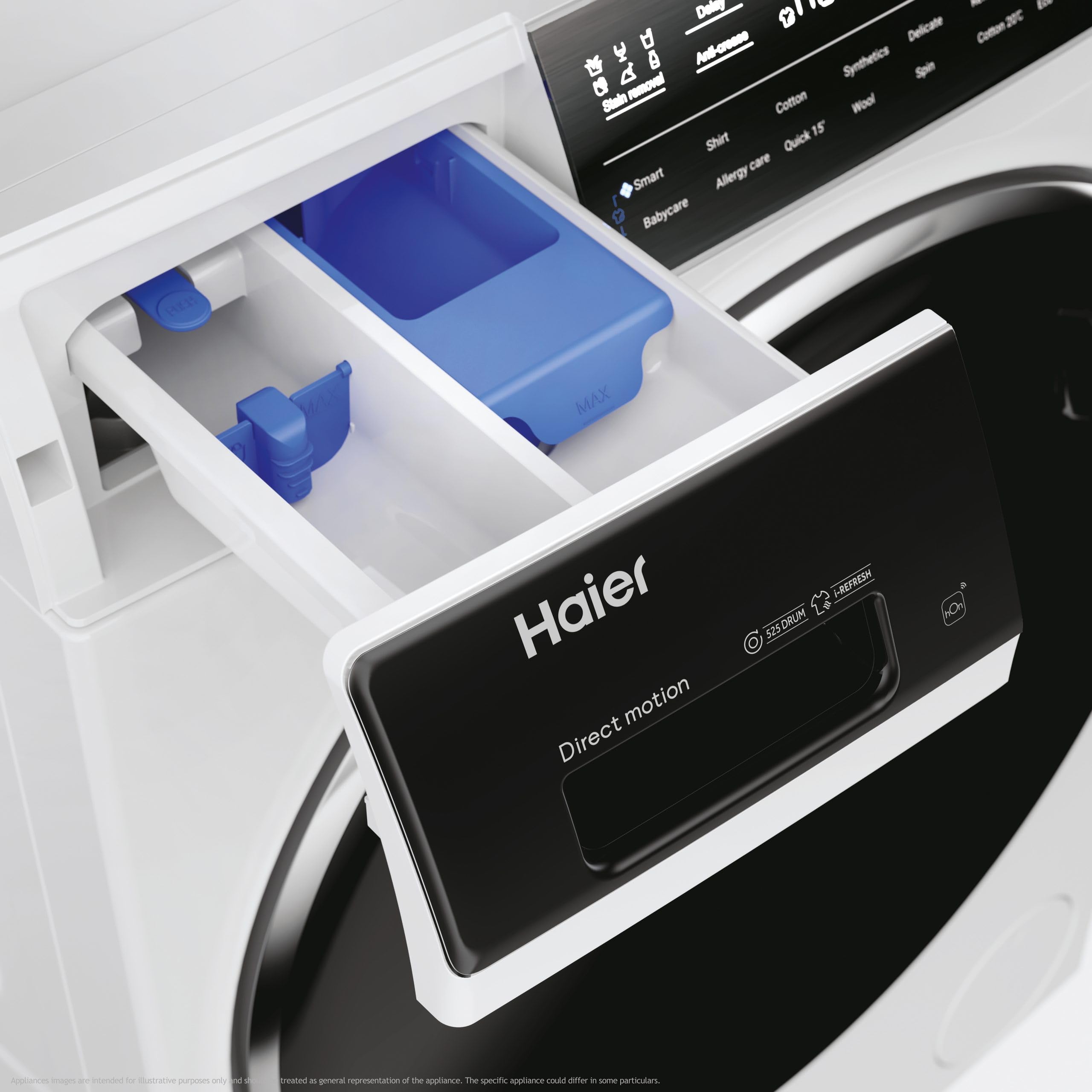 HWD90-B14979EUIT – Waschtrockner Klasse A 1400 Umdrehungen 9 + 6 kg Wifi Dampf Weiß Freistehend