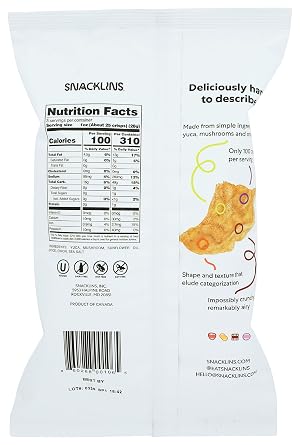 رقائق نبات الشواء Snacklins ، 3 Oz
