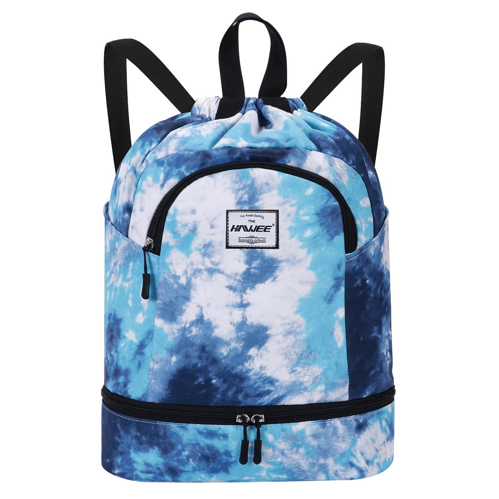 Impermeable Casual Mochila con Cordón Grande Deporte Bolso de Gimnasia Mochila de Cuerda Unisex para Mujer Hombre Vida Cotidiana Aire Libre Yoga Escuela Nadar Playa — view 36