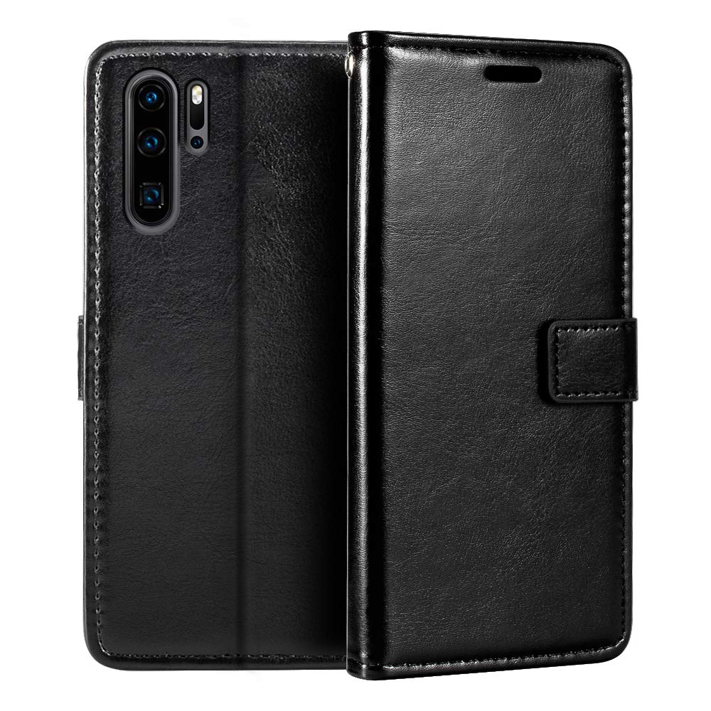 Cover per Huawei P30 Pro Case Premium PU Custodia a Libro Portafoglio Pelle con Magnetica Flip Case Funzione Stand Custodia per Huawei P30 Pro Cover,Blu