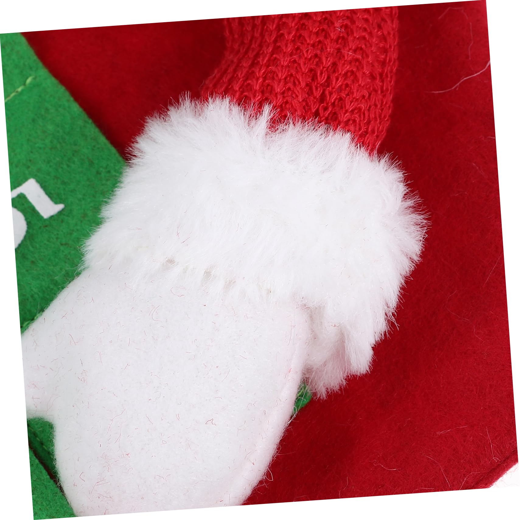 TOYANDONA Weihnachtskalender mit Niedlichem Schneemann Design aus Gestricktem Stoff zum Aufhängen Dekorativer für Einschulung Feier und Festliche Weihnachts Türdekoration zu Hause