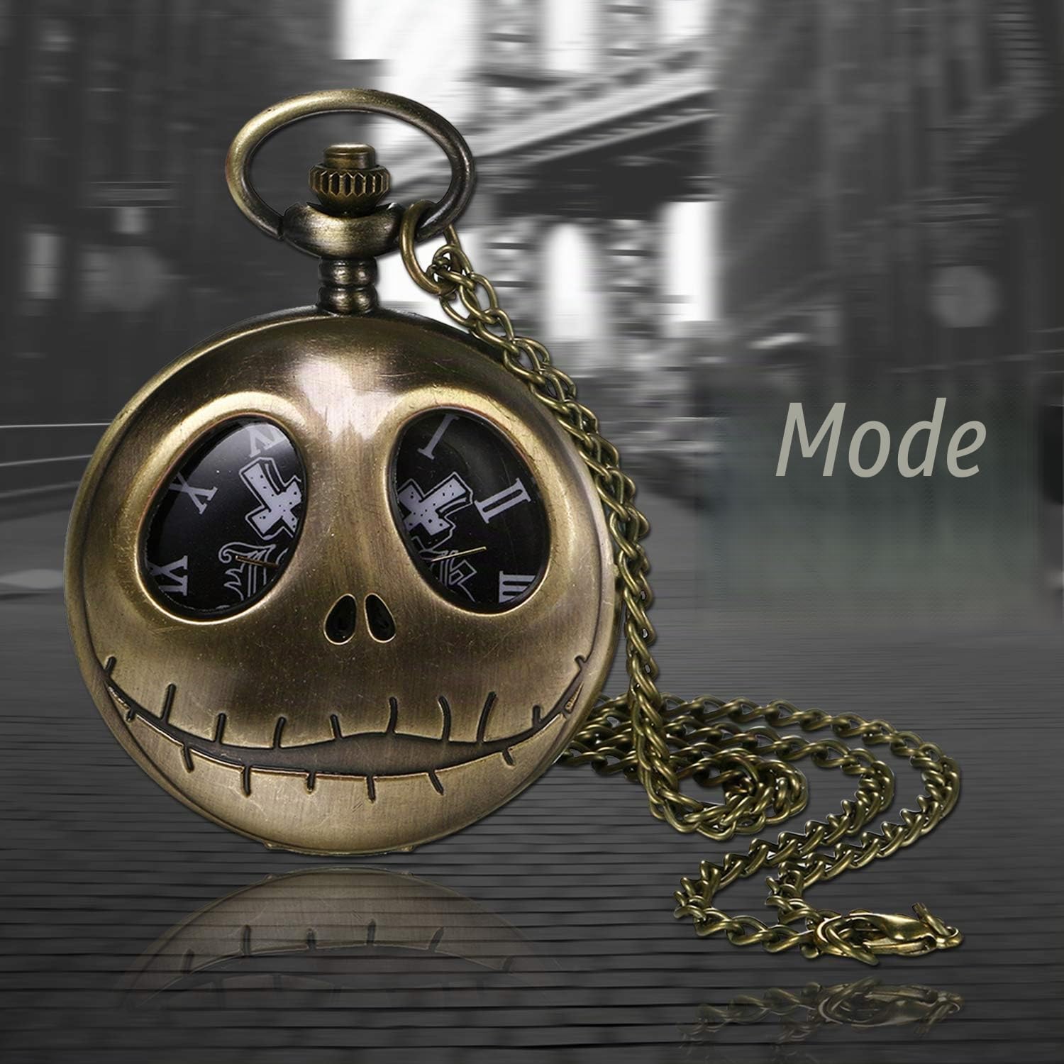 Avaner Montre de Poche Tendance avec chaîne Unisexe Collier avec Mouvement à Quartz pour Homme et Femme comme Cadeau de fête des pères pour la fête des mères Noël