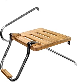 Whitecap Teak Whitecap Industries 60902 Teak Swim Platform - Outboard