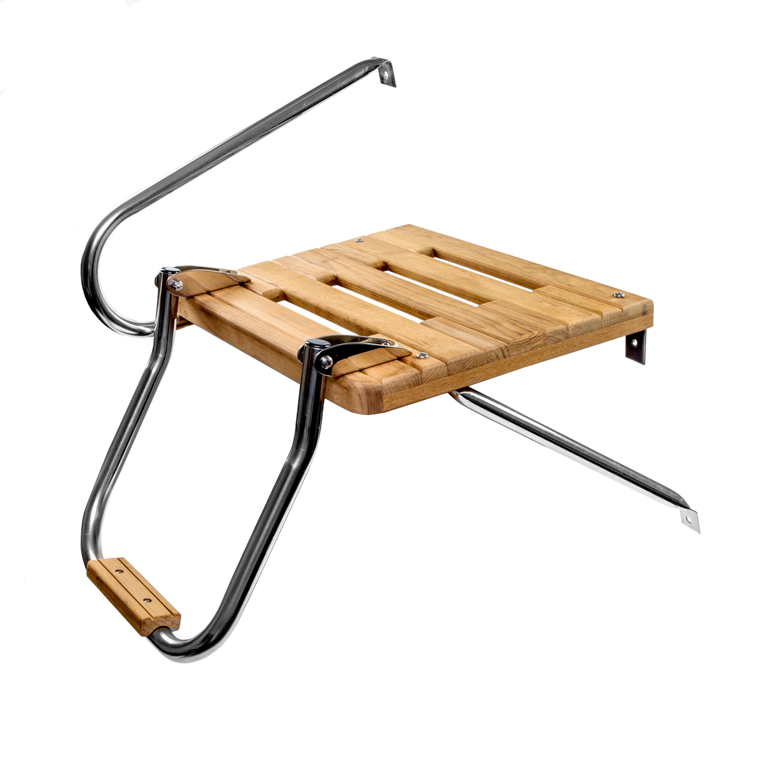 Whitecap en Teck Bateau Plate-Forme de Bain avec échelle pour Moteurs Hors-Bord