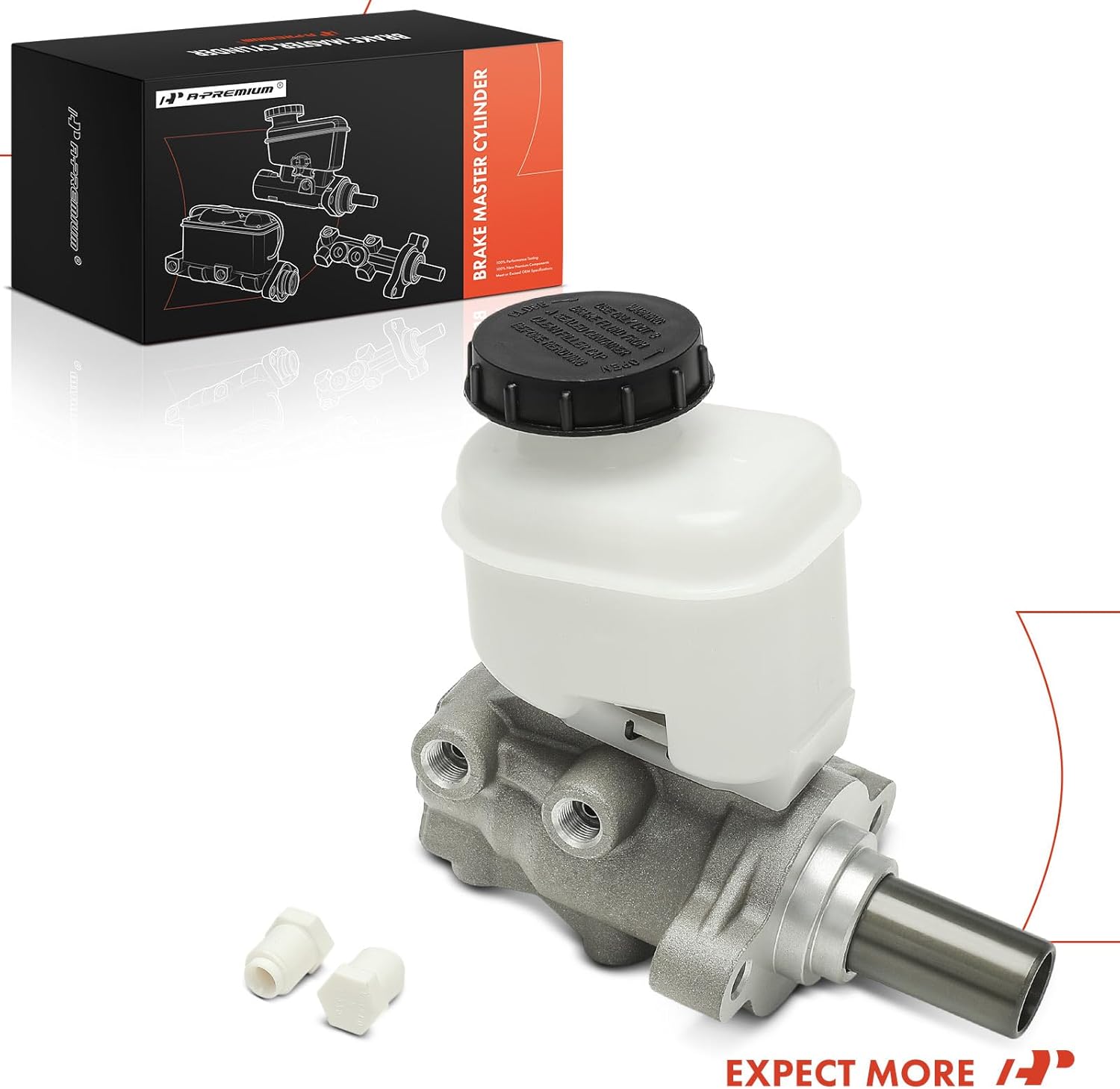 A-Premium Brake Master Cylinder with Reservoir and Sensor Compatible with Infiniti Vehicles - FX35, FX45, 2003 2004 2005, Without Adaptive Cruise Control