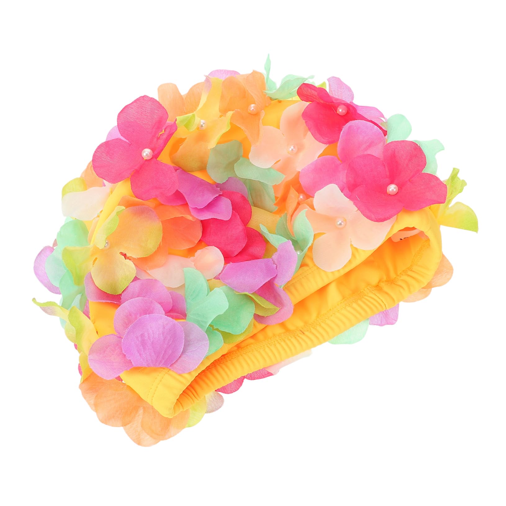 YARNOW Bonnet de Bain Bonnets de Bain Extensibles Bonnets de Bain rétro Chapeau de Natation Bonnet de Natation Bonnets de Bain pour Femmes nageant Bonnets de Bain d'été Nylon