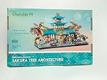 OundarM Mini Chinese Classical Garden Building Blocks Set, Cherry Blossom Botanical Collection Building Set for Adults, 14+ Teens, Home Decor Accessories (2350 Pcs) | Cherry Blossom Botanical Collection Building Set Teens, Home Decor Accessories (235