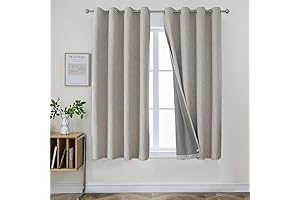 Joydeco Modern Window Curtains for Style and Practicality